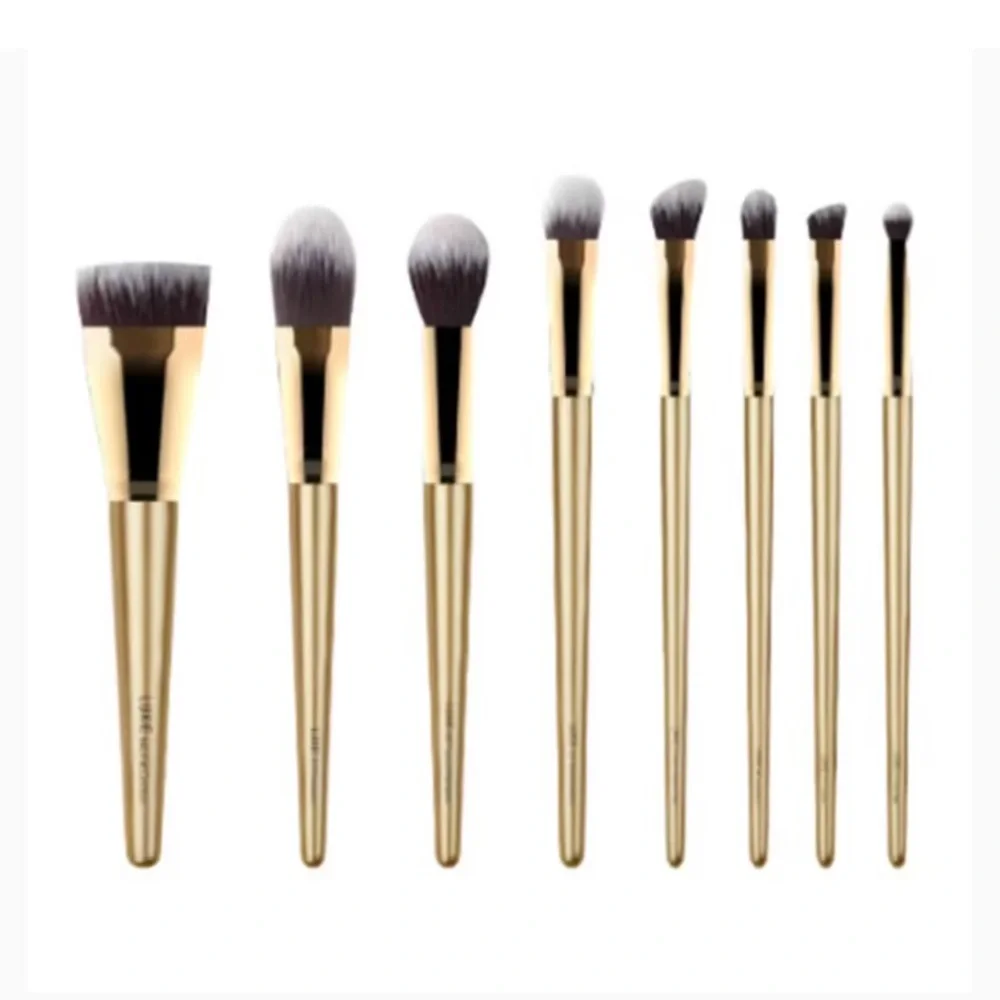 LUXIE Glitter and Gold Brush Set